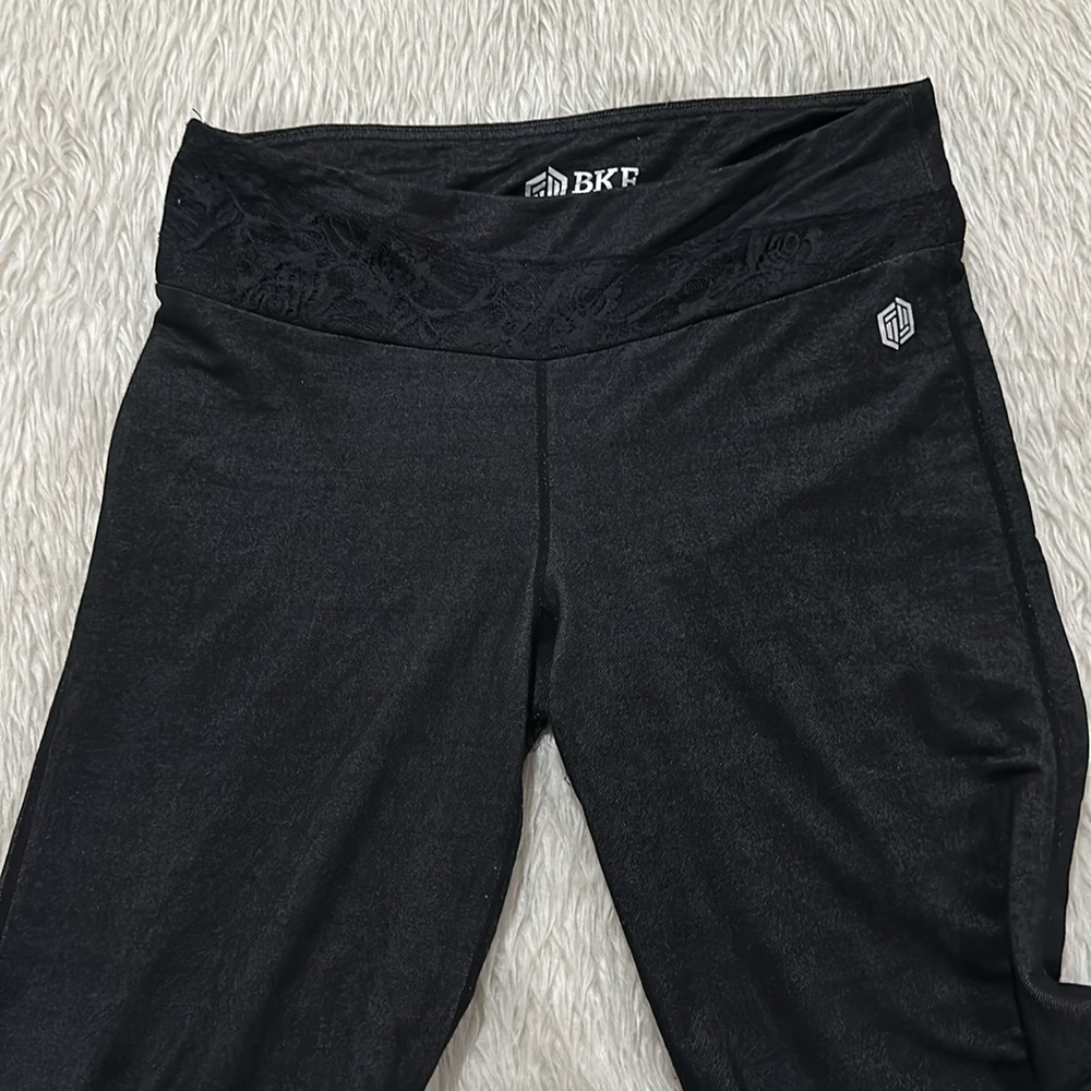 BKE Sport black lounge comfortable pants size large